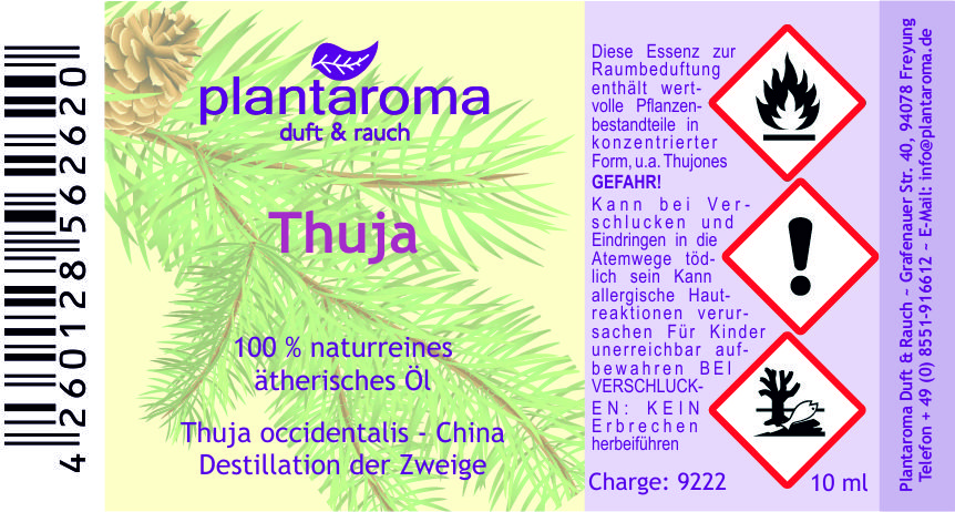 Thuja, 100 % naturreines ätherisches Öl