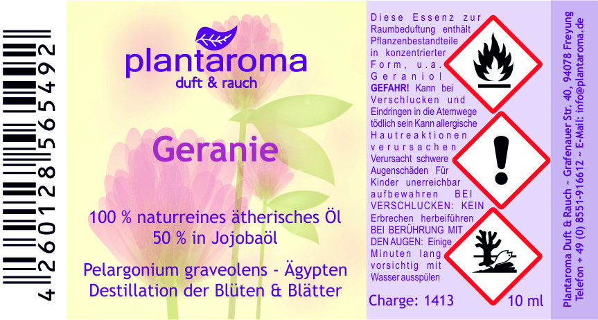 Geranie 50 % in naturreinem Jojoba