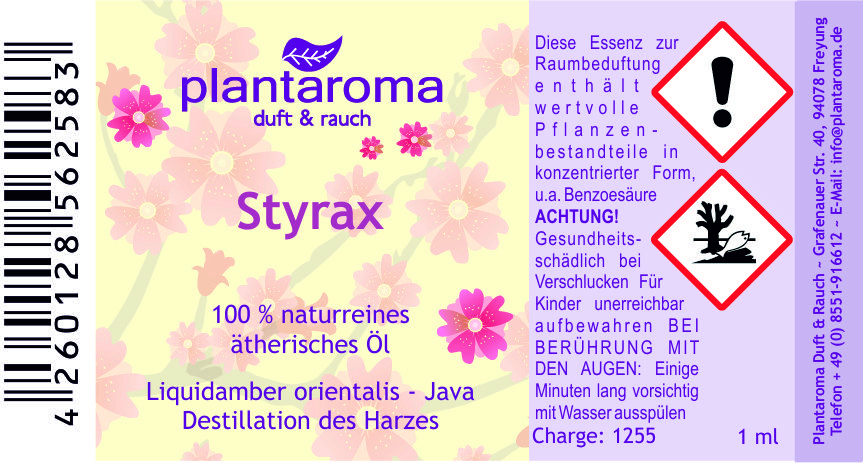 Styrax, 100 % naturreines ätherisches Öl