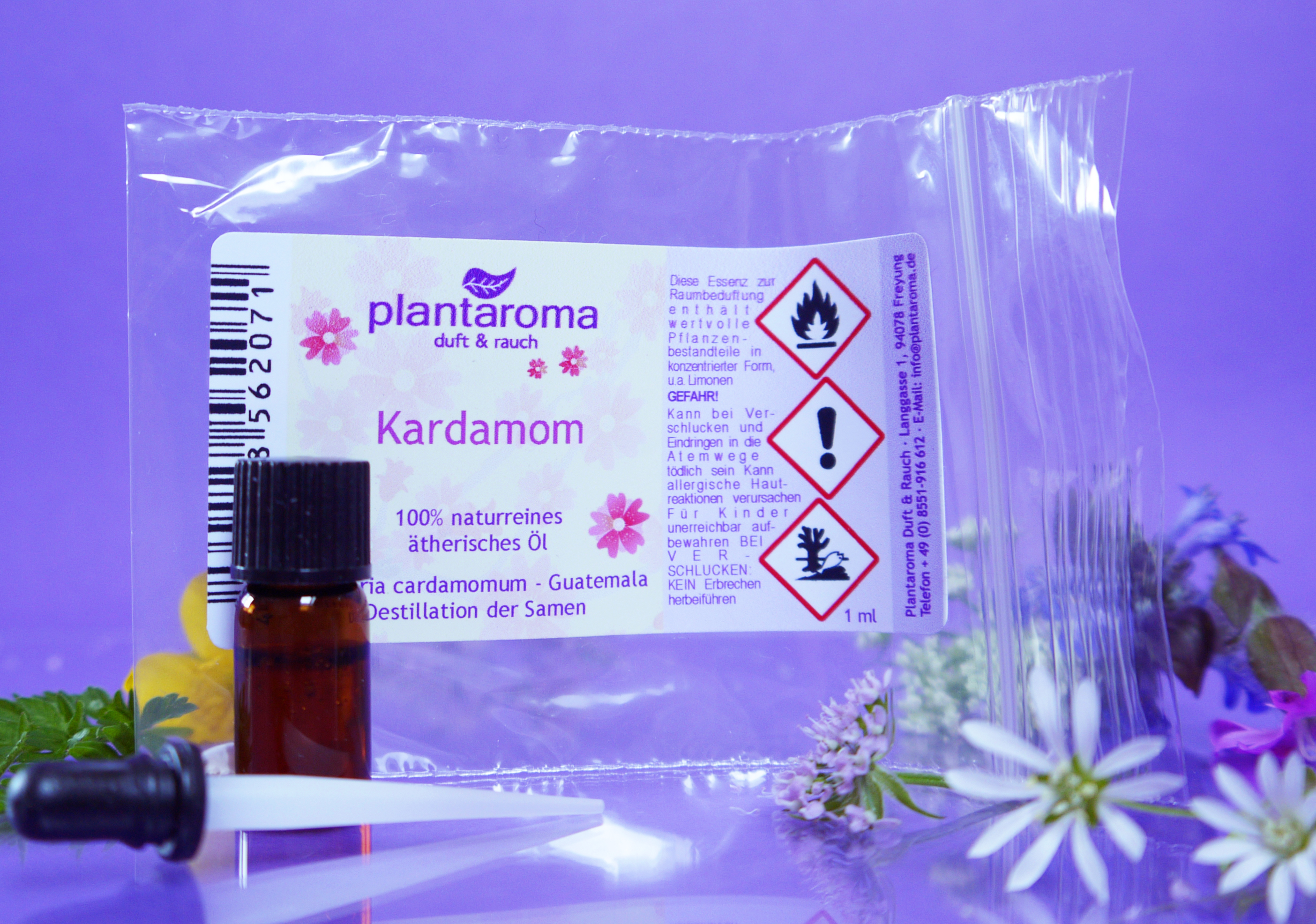 Kardamom, 100 % naturreines ätherisches Öl