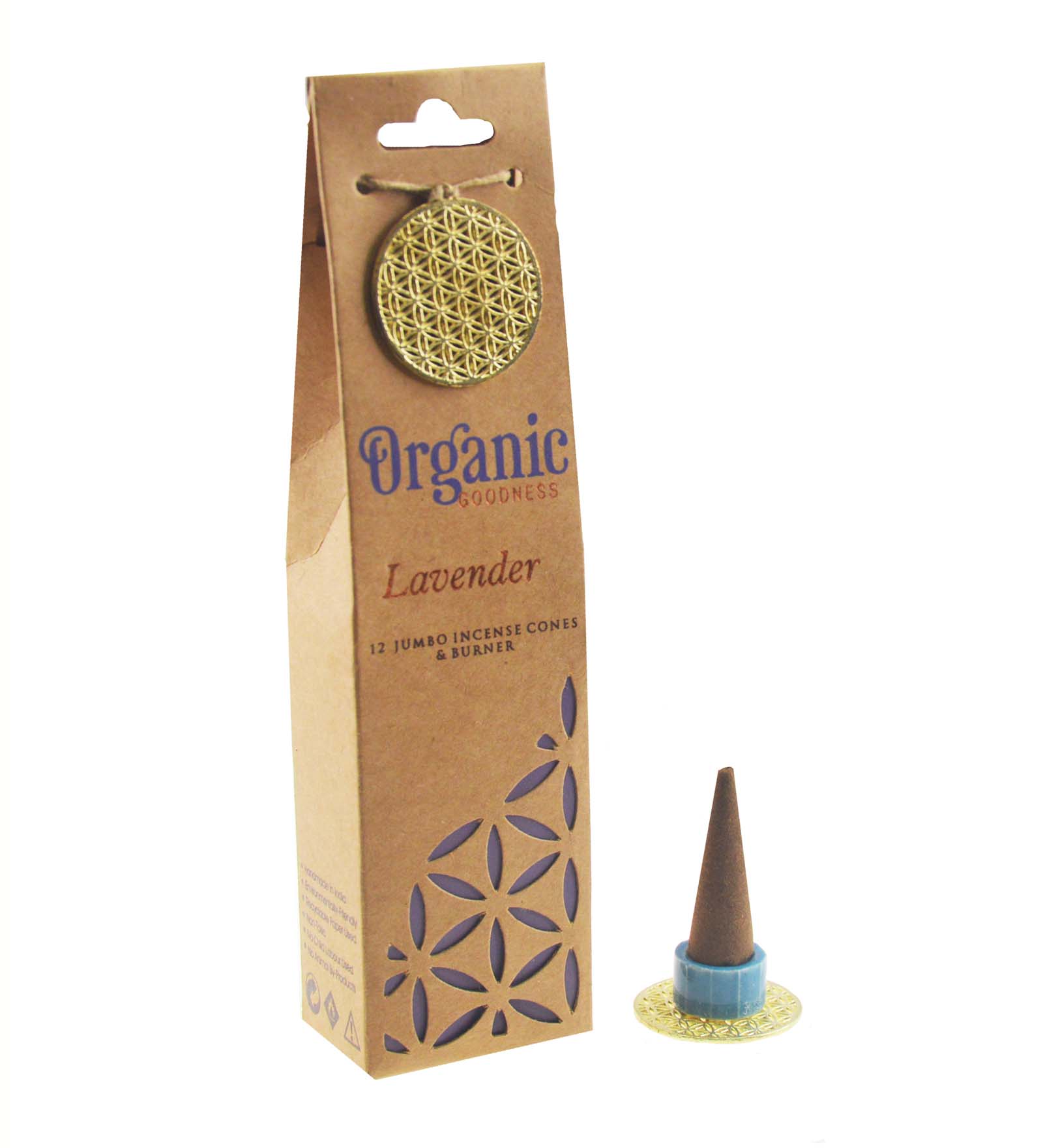 Lavendel - Organic Goodness Räucherkegel