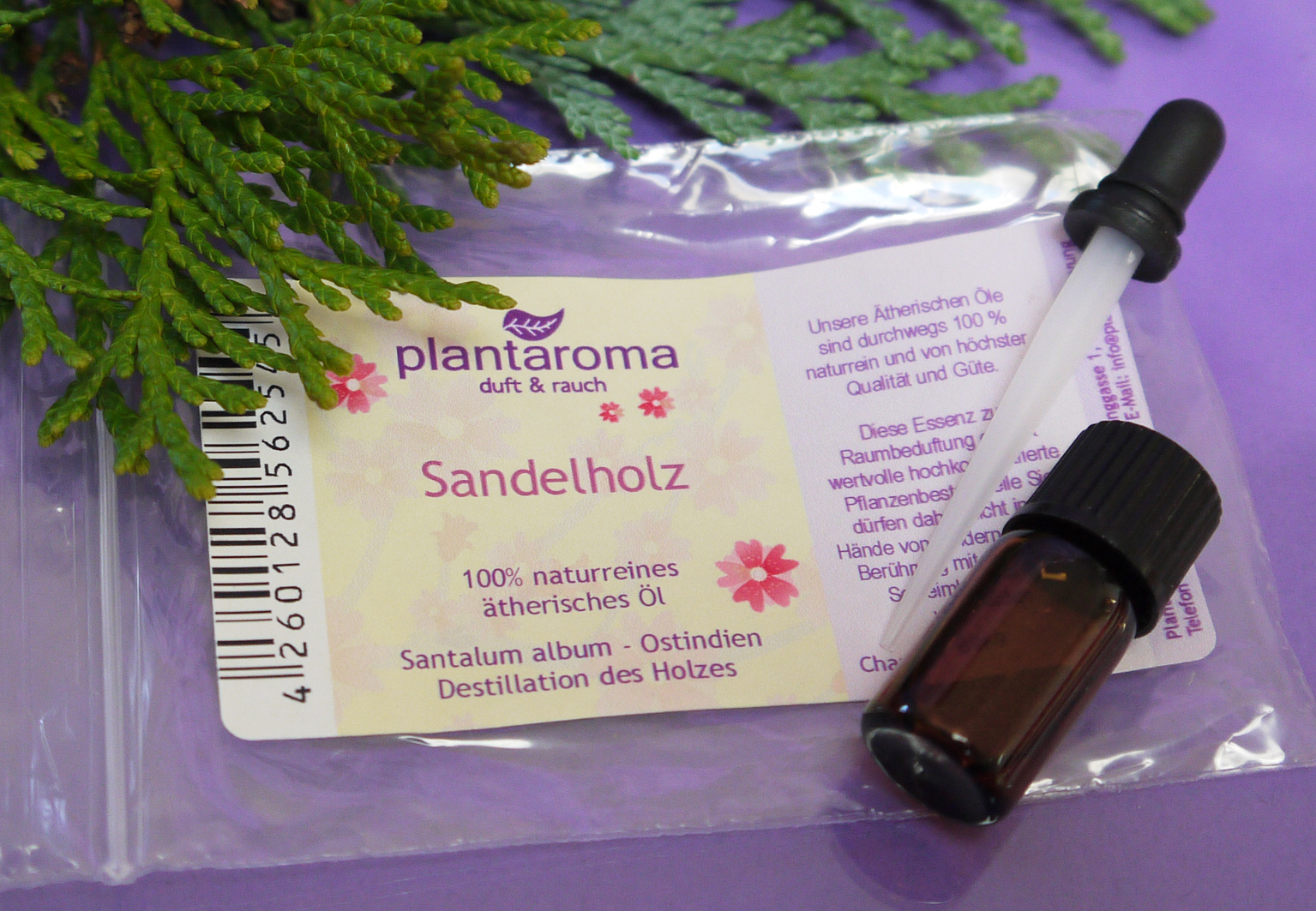 Sandelholz Ostindien, 100 % naturreines ätherisches Öl