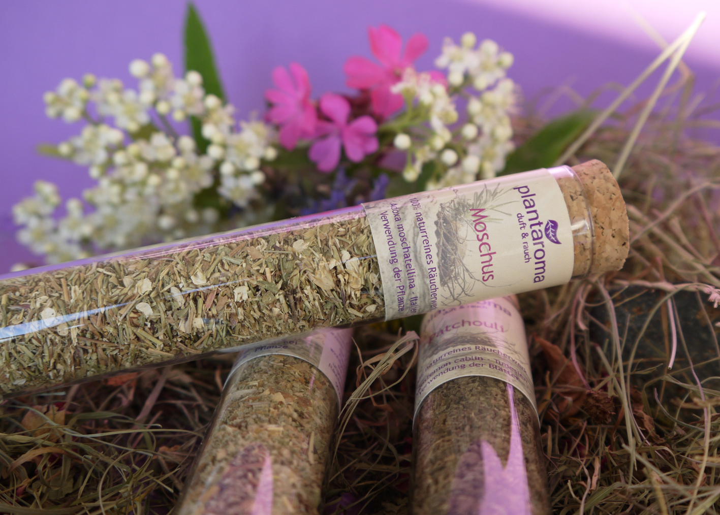 Moschuskraut, 100 % naturreines Räucherwerk