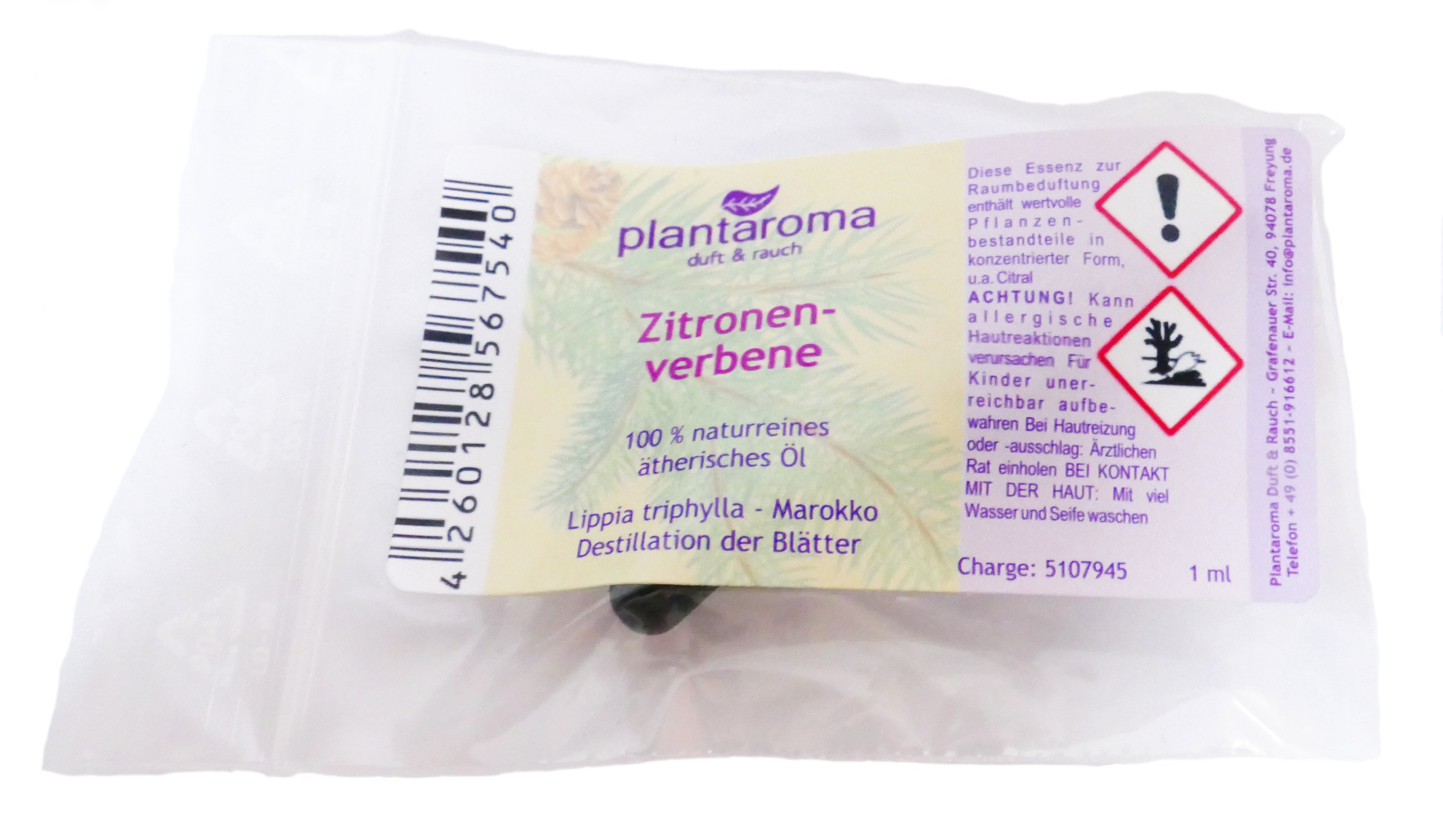 Zitronenverbene, 100 % naturreines ätherisches Öl