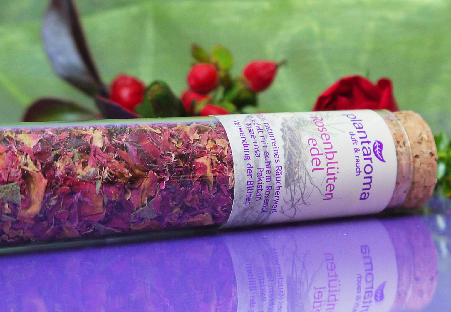 Rosenblüten edel, 100 % naturreines Räucherwerk