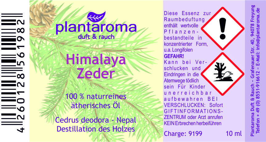 Himalaya-Zeder, 100 % naturreines ätherisches Öl