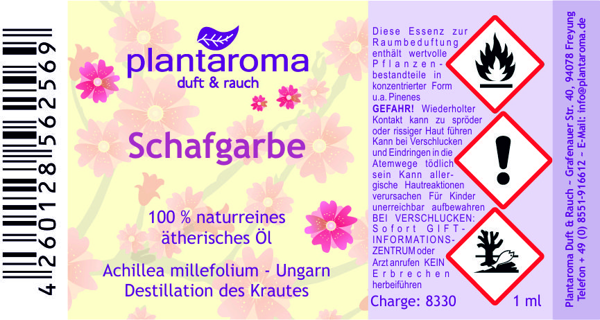 Schafgarbe, 100 % naturreines ätherisches Öl