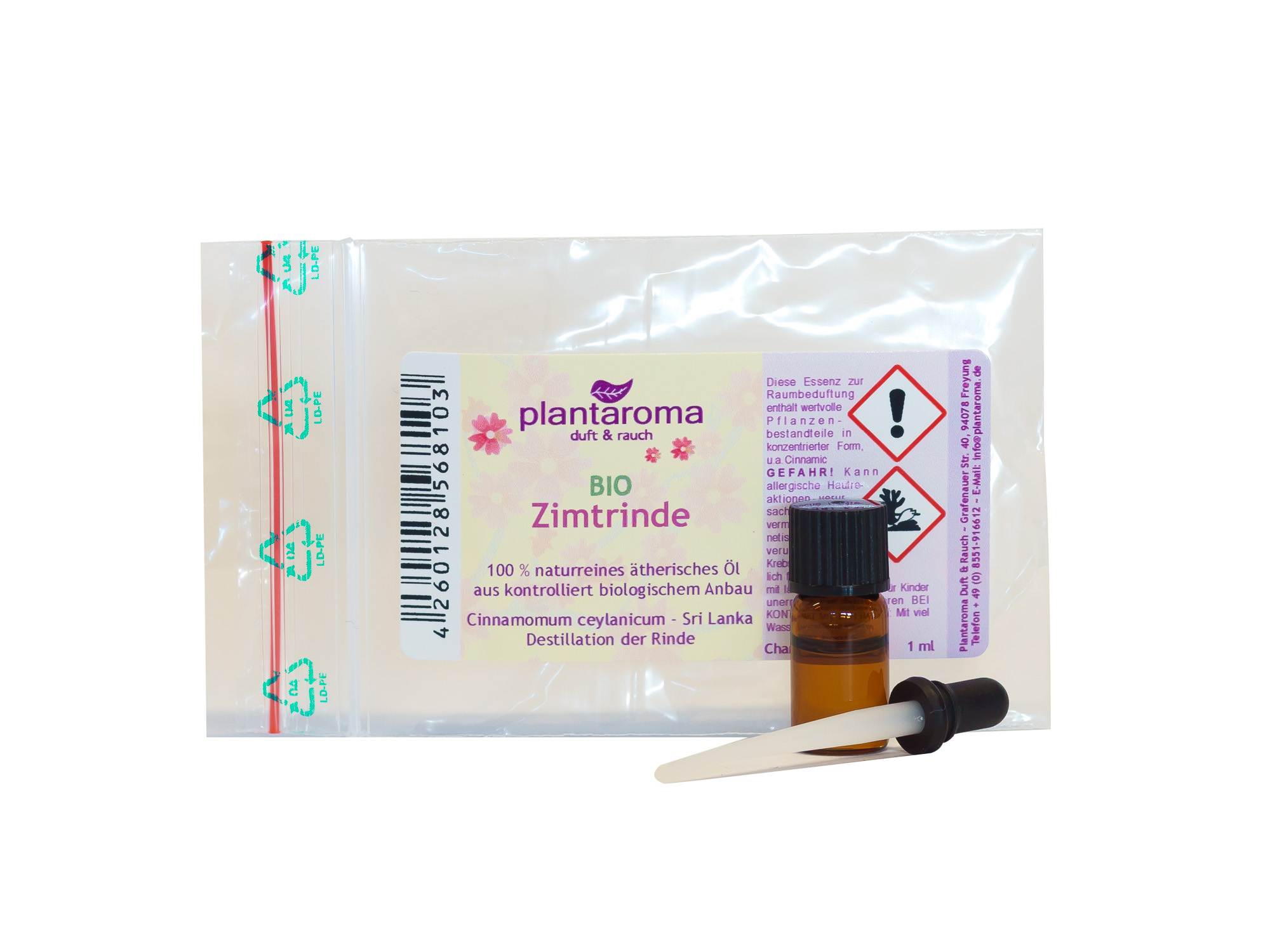 Zimtrinde BIO, 100 % naturreines ätherisches Öl