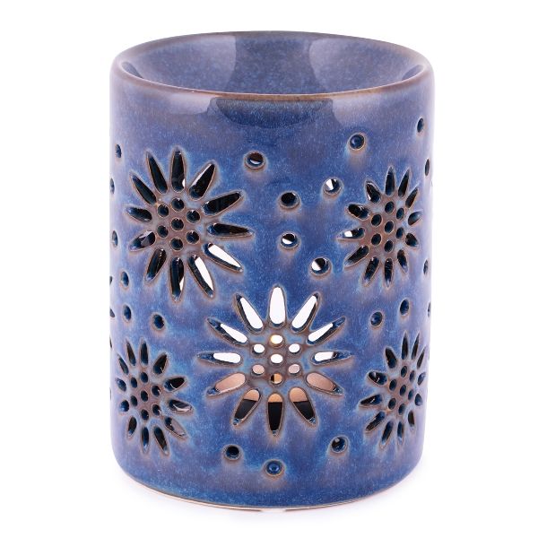 Eleisa, Duftlampe - Keramik, blau